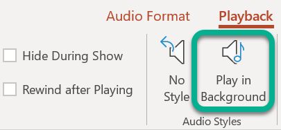 Add Background Music PowerPoint