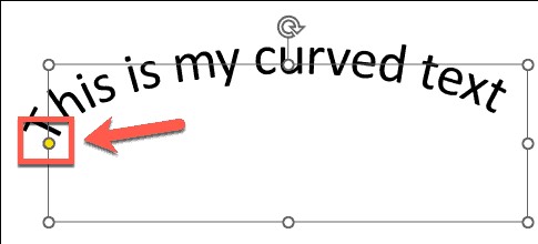 Modify Curved Text PowerPoint