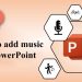 add music PowerPoint slide