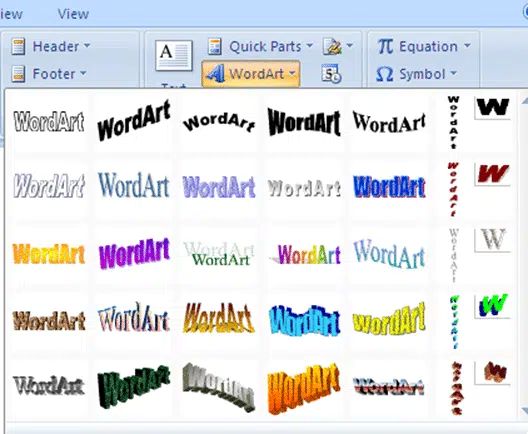 Curving Text in PowerPoint 2007