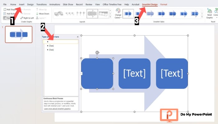 Create Linear Timeline PowerPoint Presentation