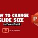 Change Slide Size PowerPoint