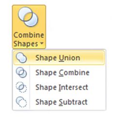 PowerPoint 2010 Merge Shapes