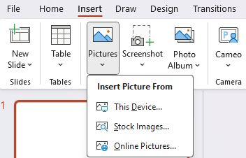 insert image PowerPoint